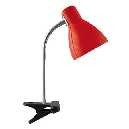 Kancelářská lampa KATI E27 RED CLIP STRUHM 02862