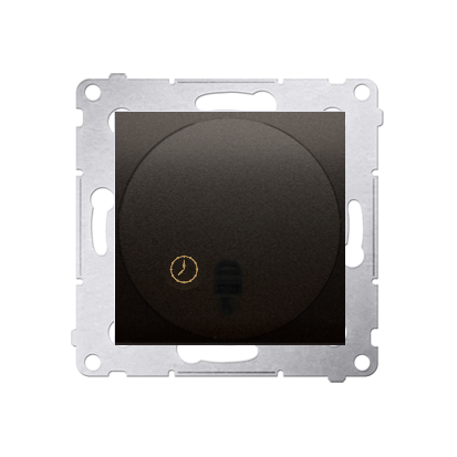 Kontakt Simon 54 Premium Hnědá, matný Spínač s opožděným vypnutím (modul) 20-500 W, DWC10T.01/46