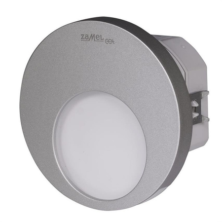 LED svítidlo Muna pod omítku 230V AC, barva hliník, teplá bílá 02-221-12 Ledix Zamel